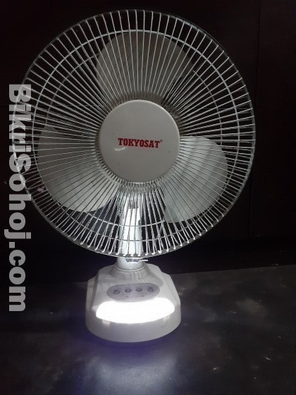 Rechargeable fan & light